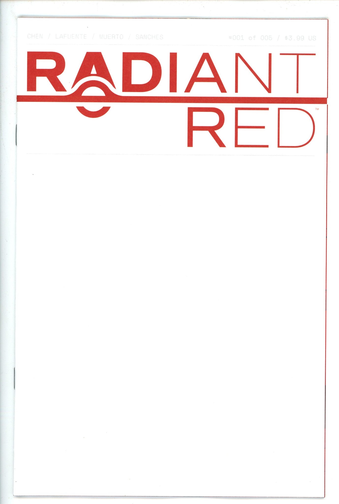 Radiant Red 1 Blank Variant (2022)