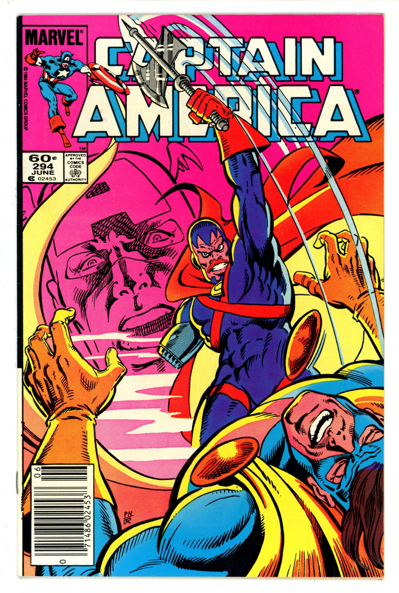 Captain America Vol 1 294 Newsstand