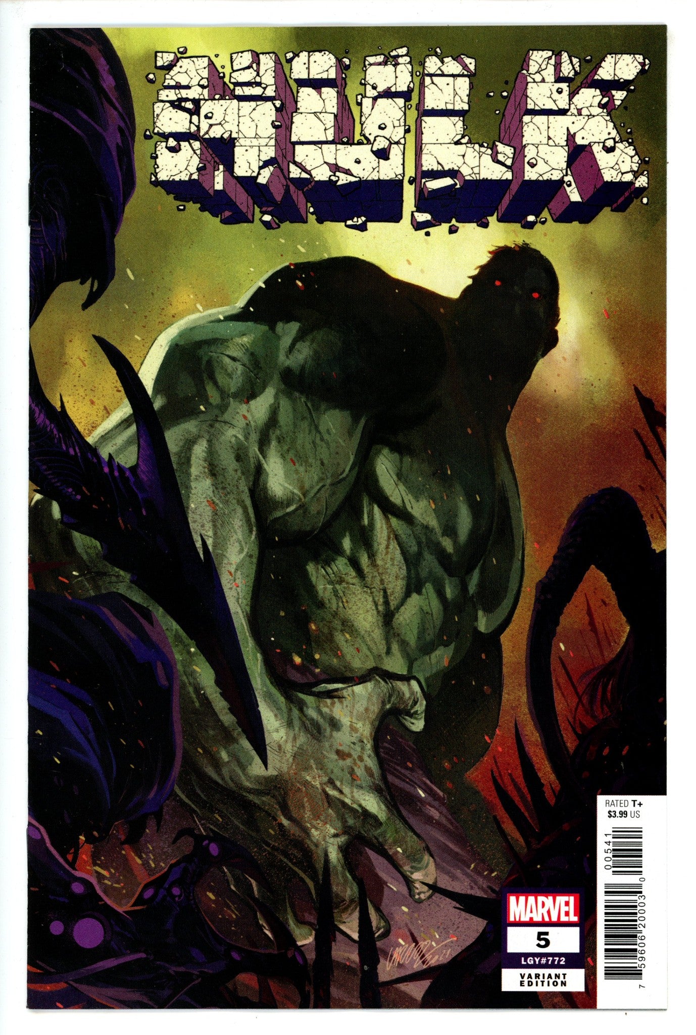 Hulk Vol 4 5 Larraz Variant NM-