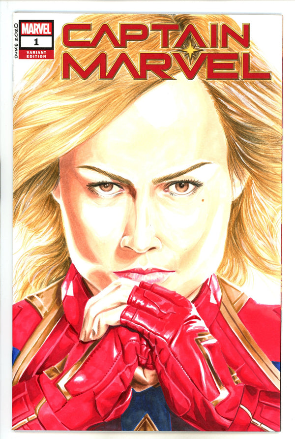 Captain Marvel Vol 11 1 Blank Variant With David Duke Sketch