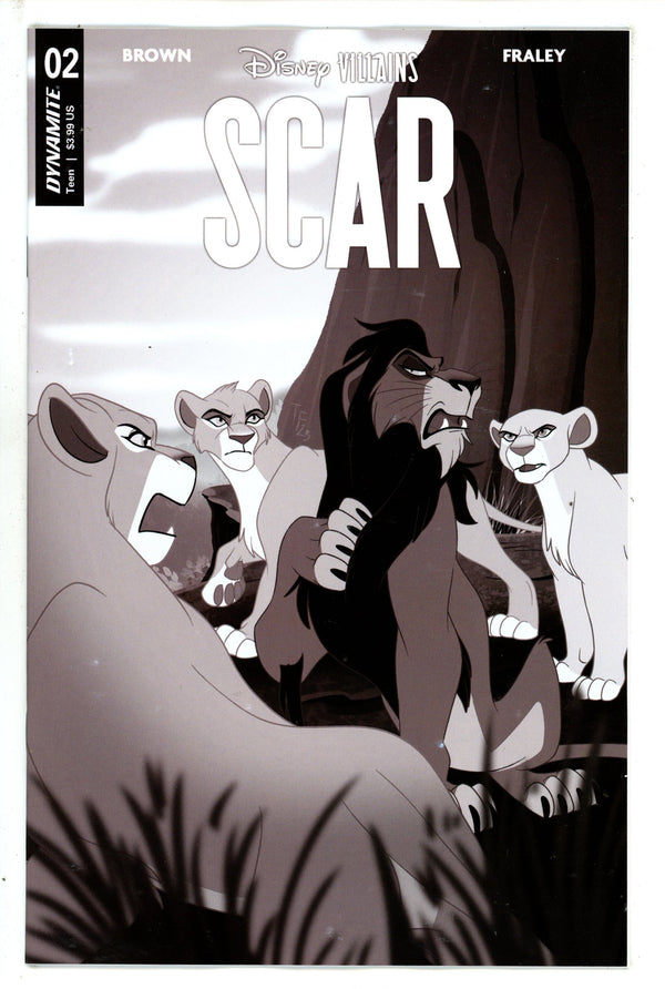Disney Villains Scar 2 Forstner B&W Incentive Variant (2023)