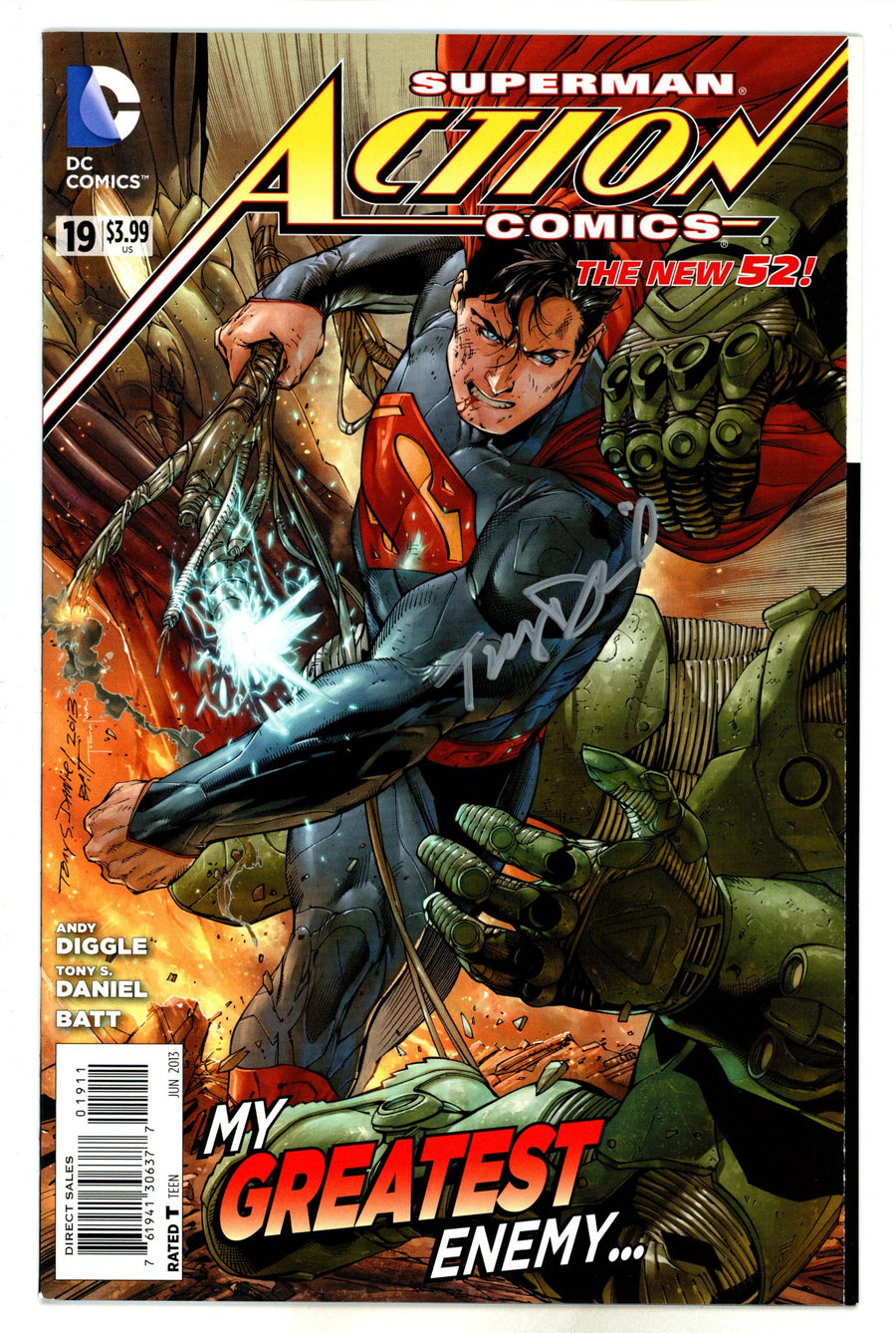 Action Comics Vol 2 19 Signed Daniel