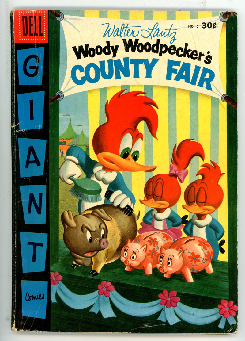 Walter Lantz Woody Woodpecker's County Fair 5 30C Price Variant VG (1956)