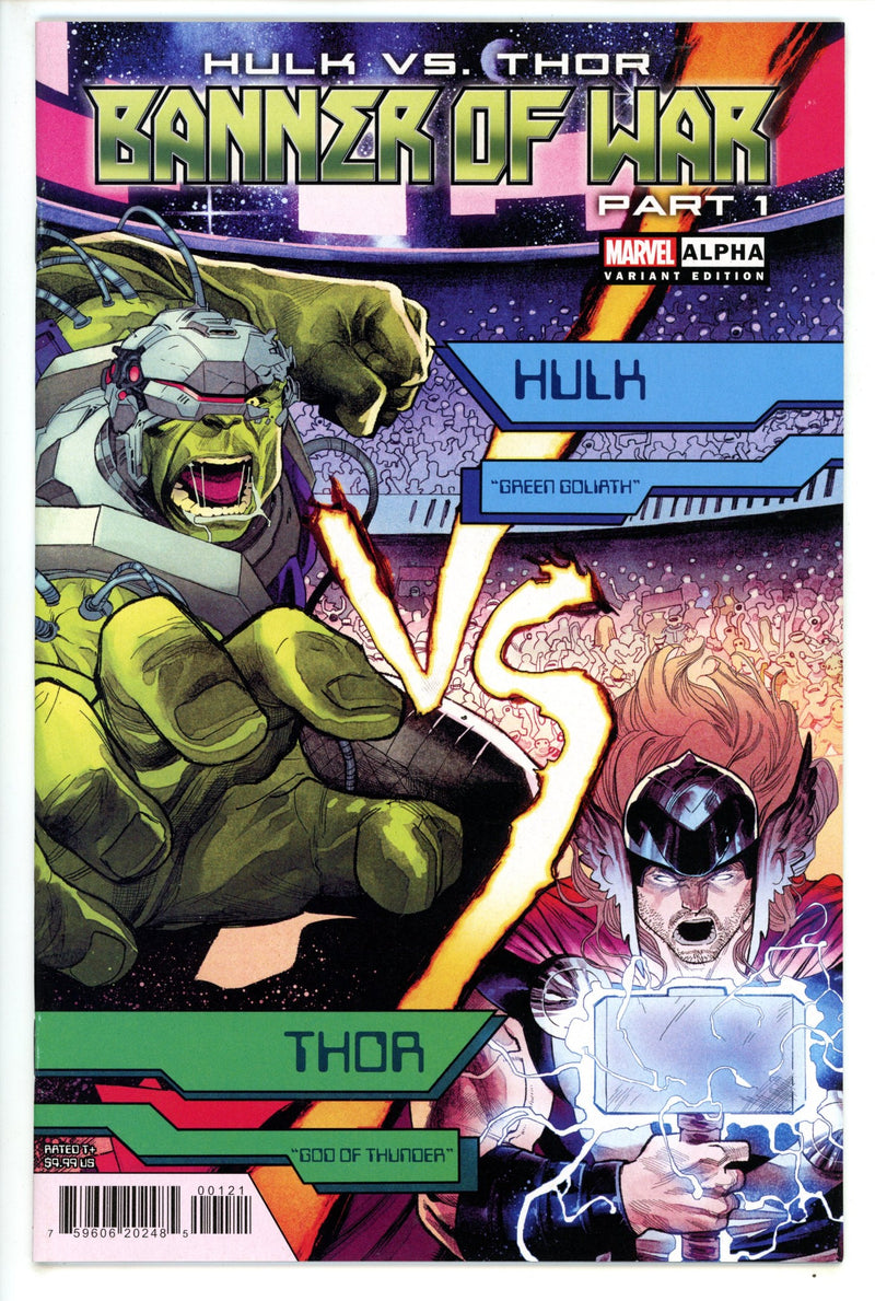 Hulk Vs. Thor: Banner of War Alpha 1 Coccolo Variant NM-