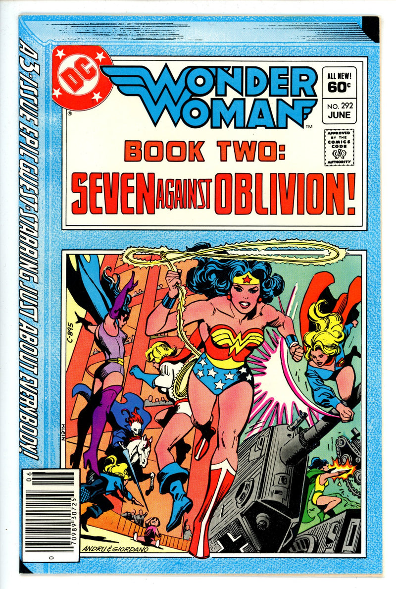 Wonder Woman Vol 1 292 Newsstand