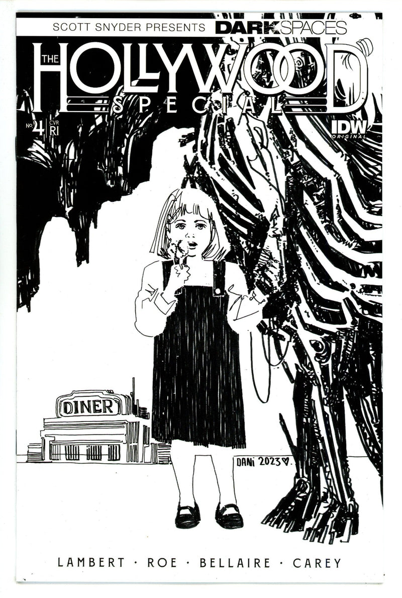 Dark Spaces Hollywood Special 4 Dani B&W Incentive Variant NM- (2023)