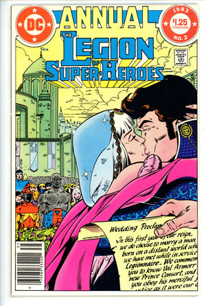 The Legion of Super-Heroes Annual 2 Canadian VF-