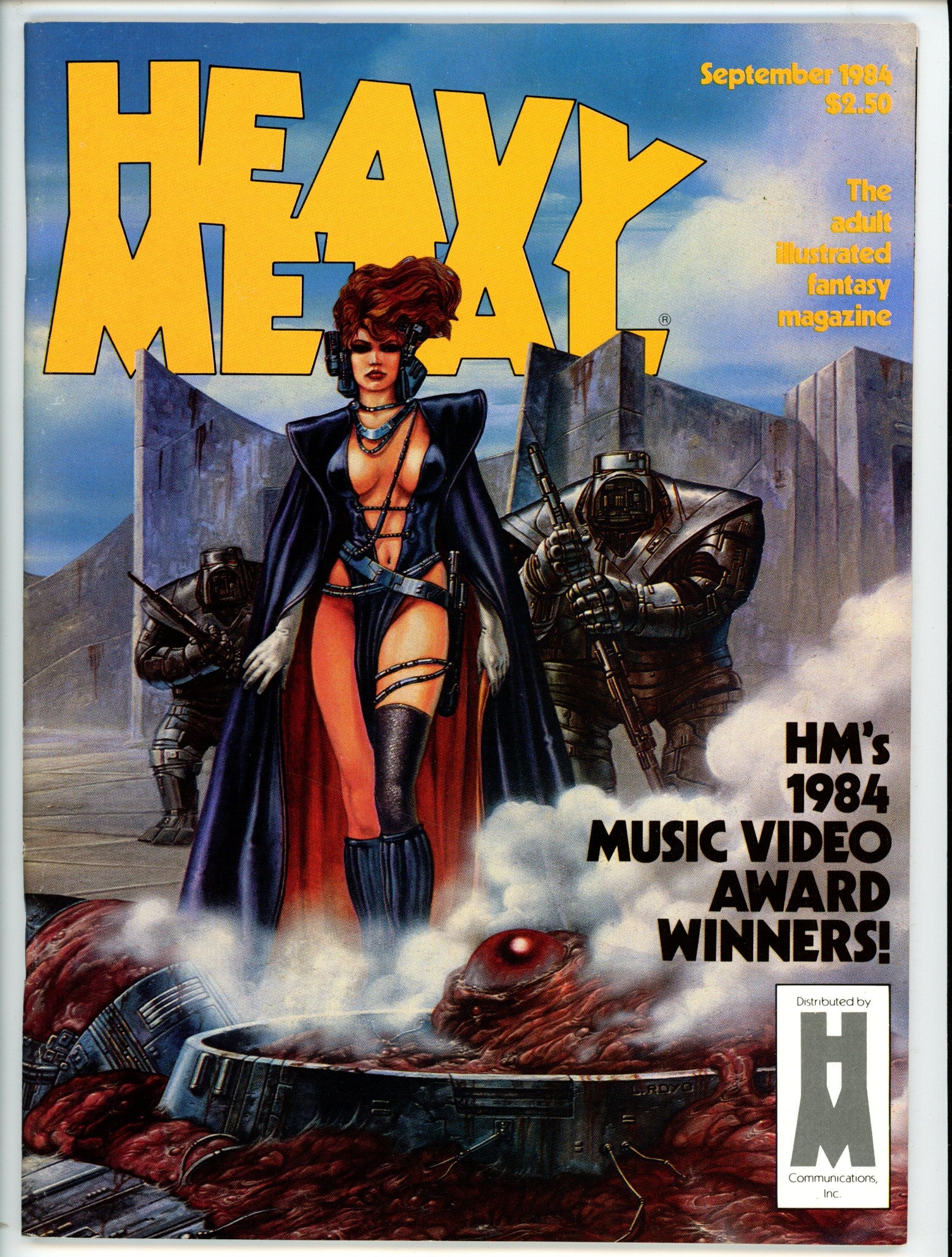 Heavy Metal Vol 1984 September Newsstand VF+