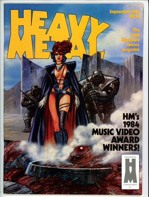 Heavy Metal Vol 1984 September Newsstand VF+