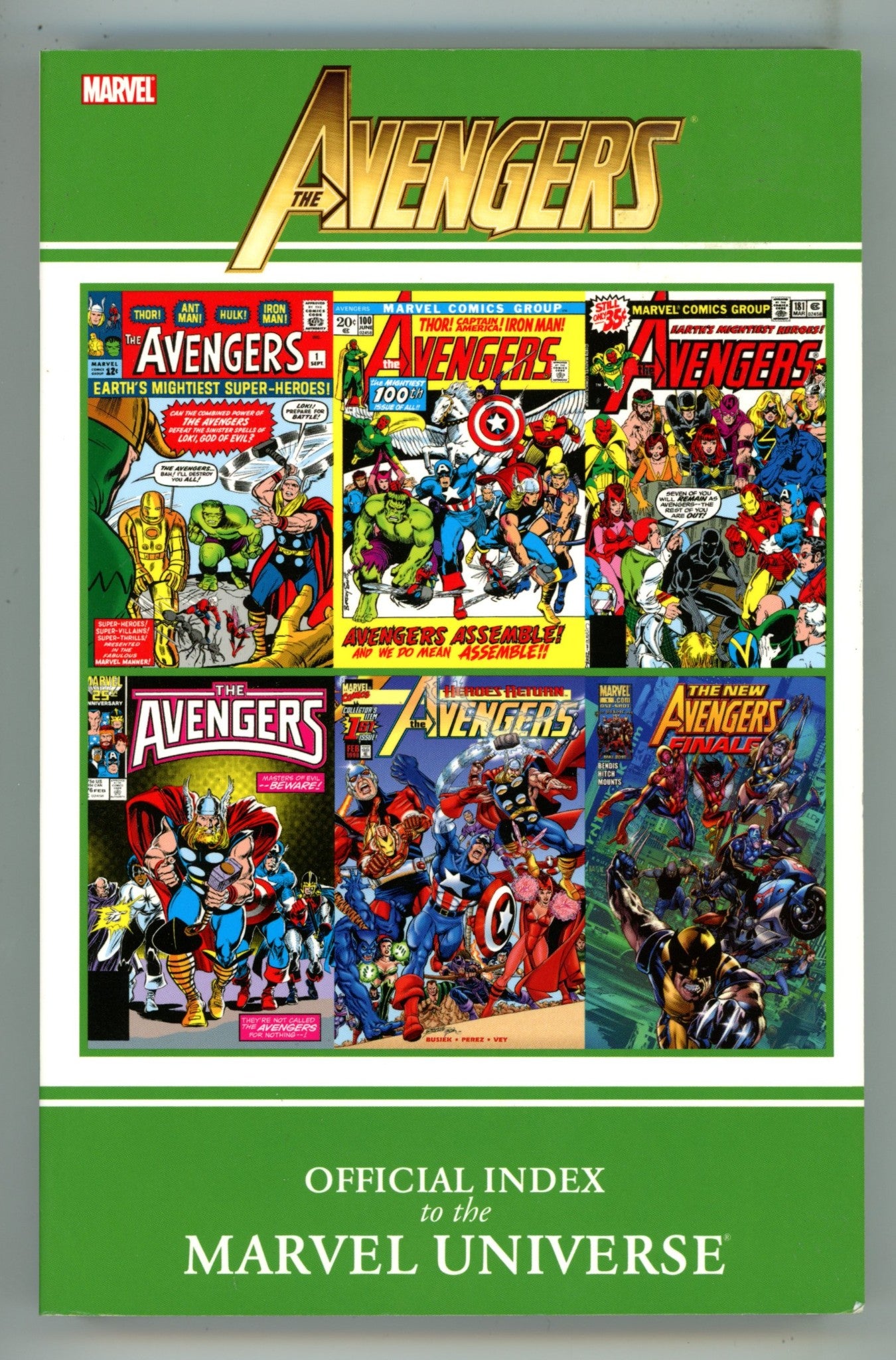 Official Index of the Marvel Universe Avengers TPB