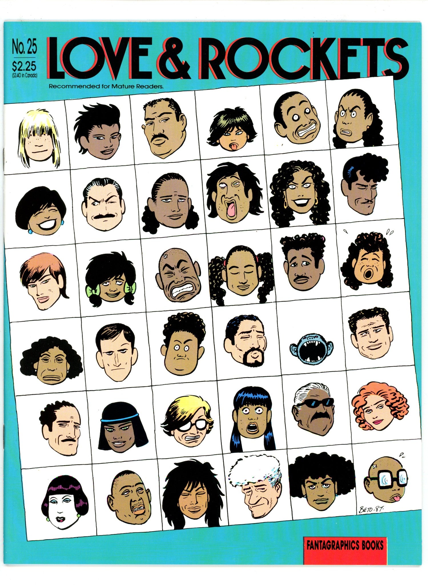 Love and Rockets 25 VF/NM (1988)