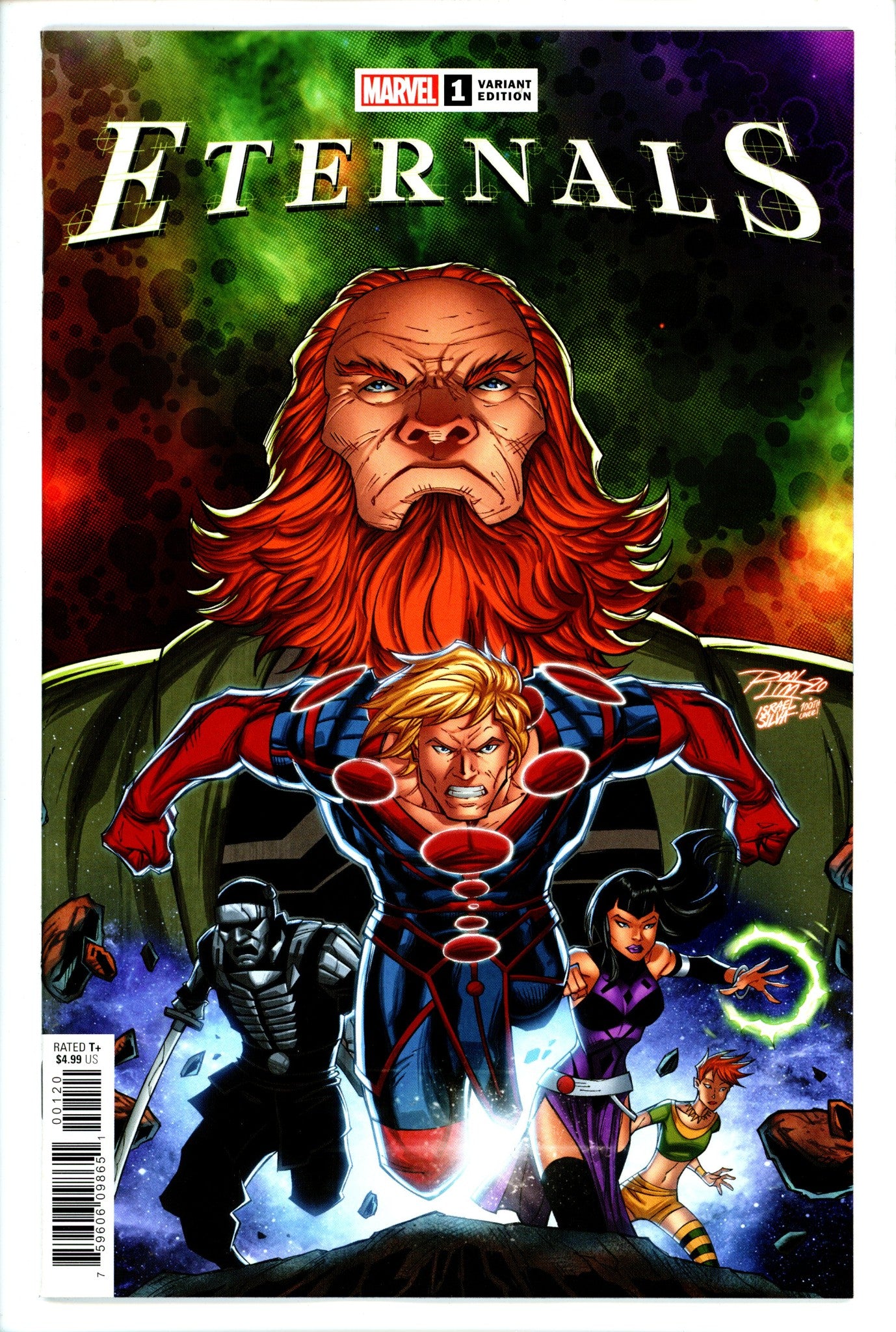Eternals Vol 5 1 Lim Variant-Marvel-CaptCan Comics Inc