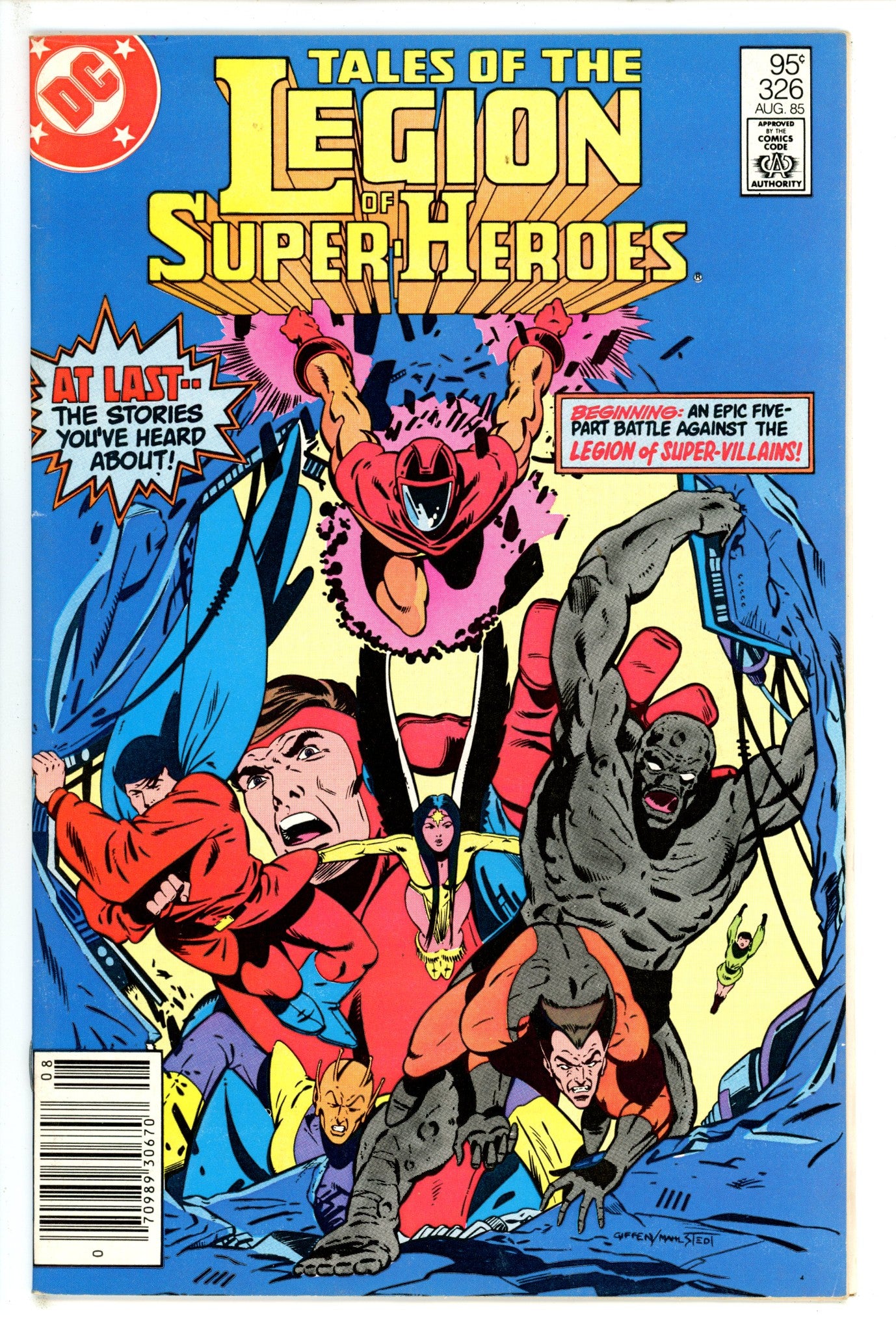 Tales of the Legion of Super-Heroes 326 Canadian Variant FN+ (1985)