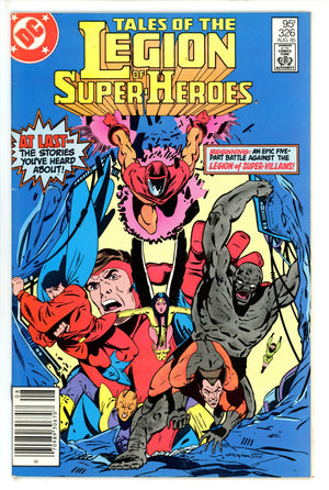 Tales of the Legion of Super-Heroes 326 Canadian Variant FN+ (1985)