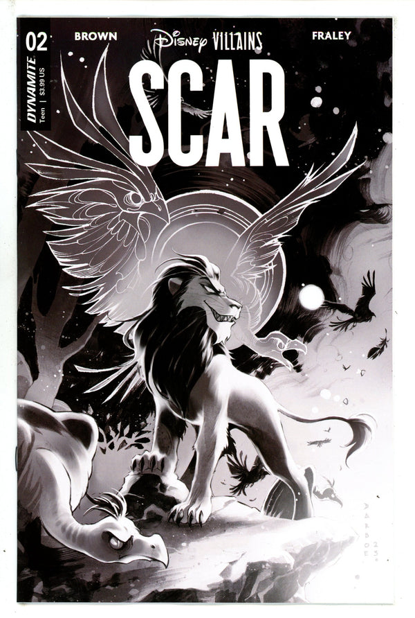 Disney Villains Scar 2 Darboe B&W Incentive Variant (2023)