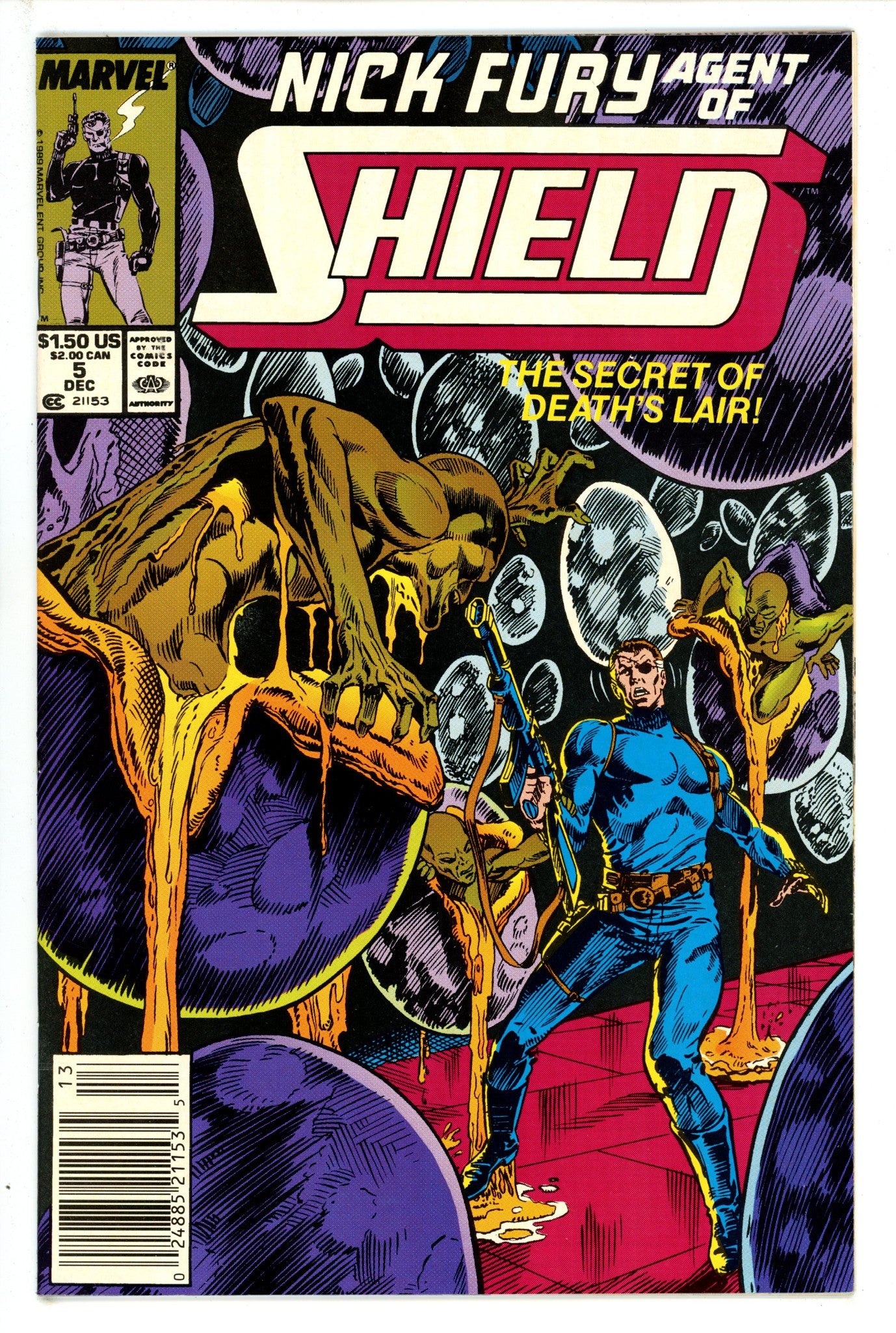 Nick Fury, Agent of S.H.I.E.L.D. Vol 4 5 Newsstand (1989)