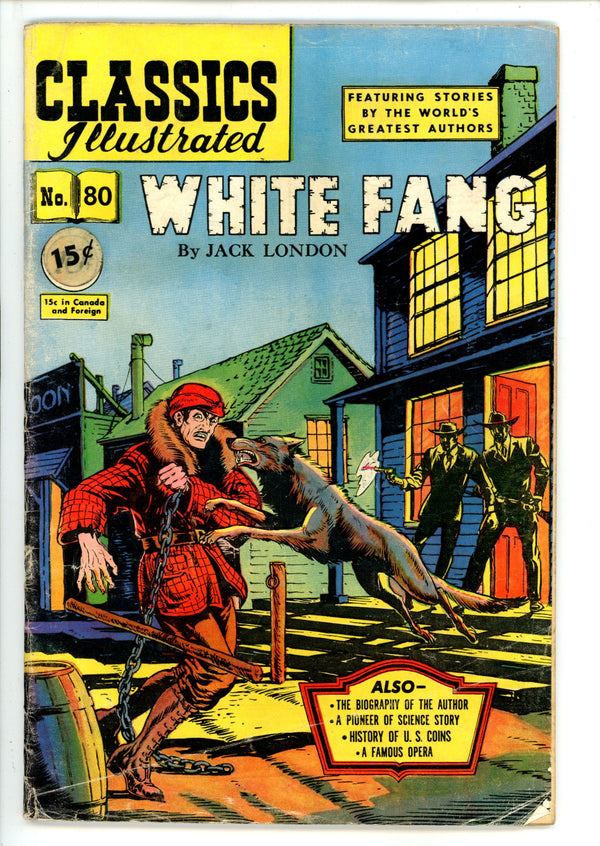 Classics Illustrated White Fang 80 HRN 79 GD/VG