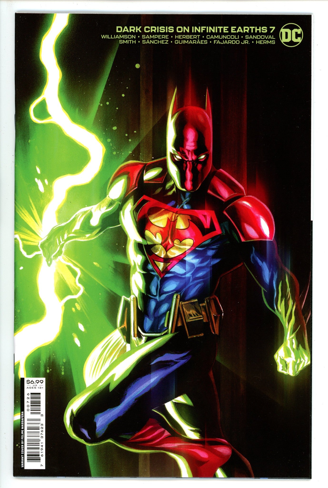 Dark Crisis on Infinite Earths 7 Massafera Variant (2022)