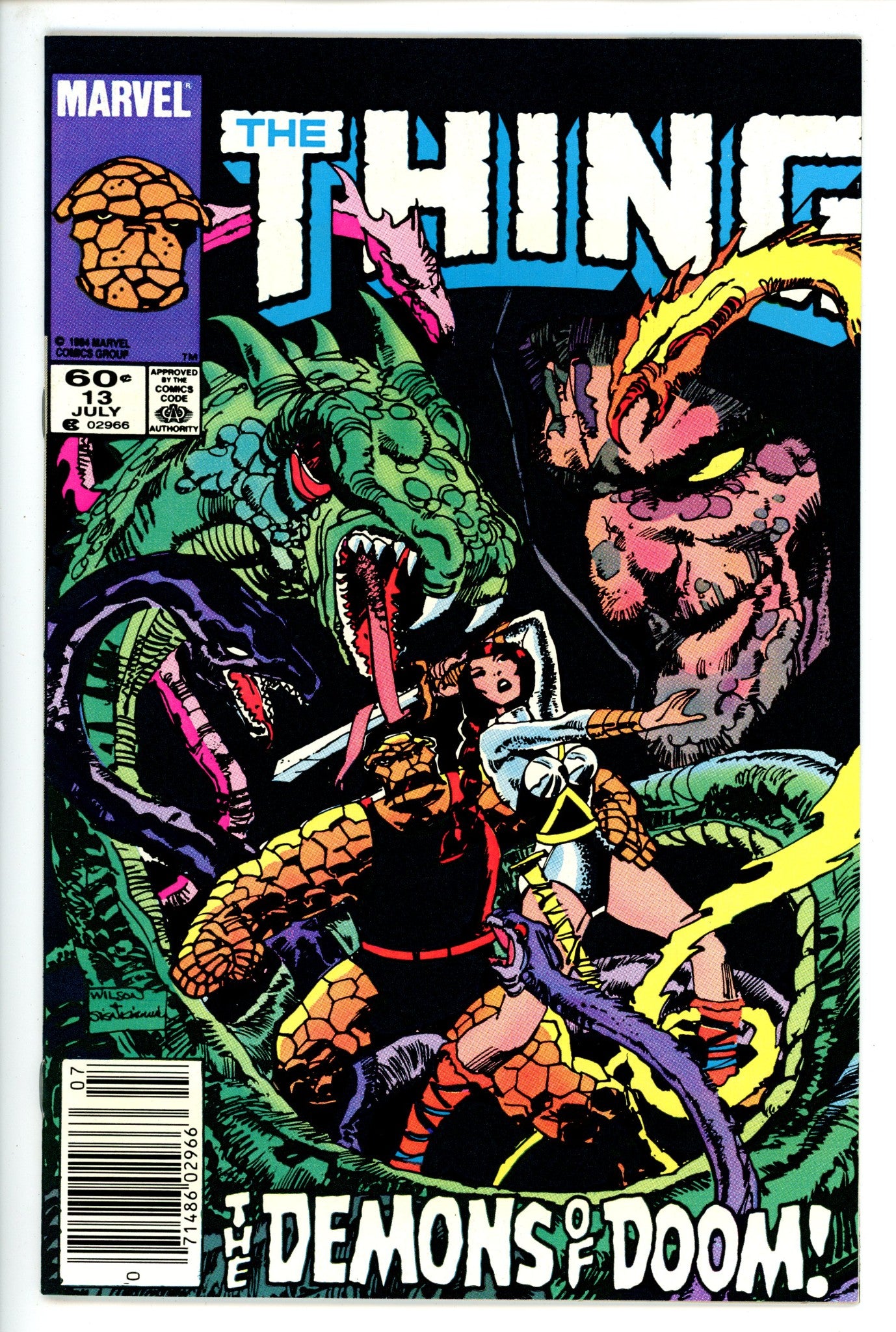 The Thing Vol 1 13 Newsstand