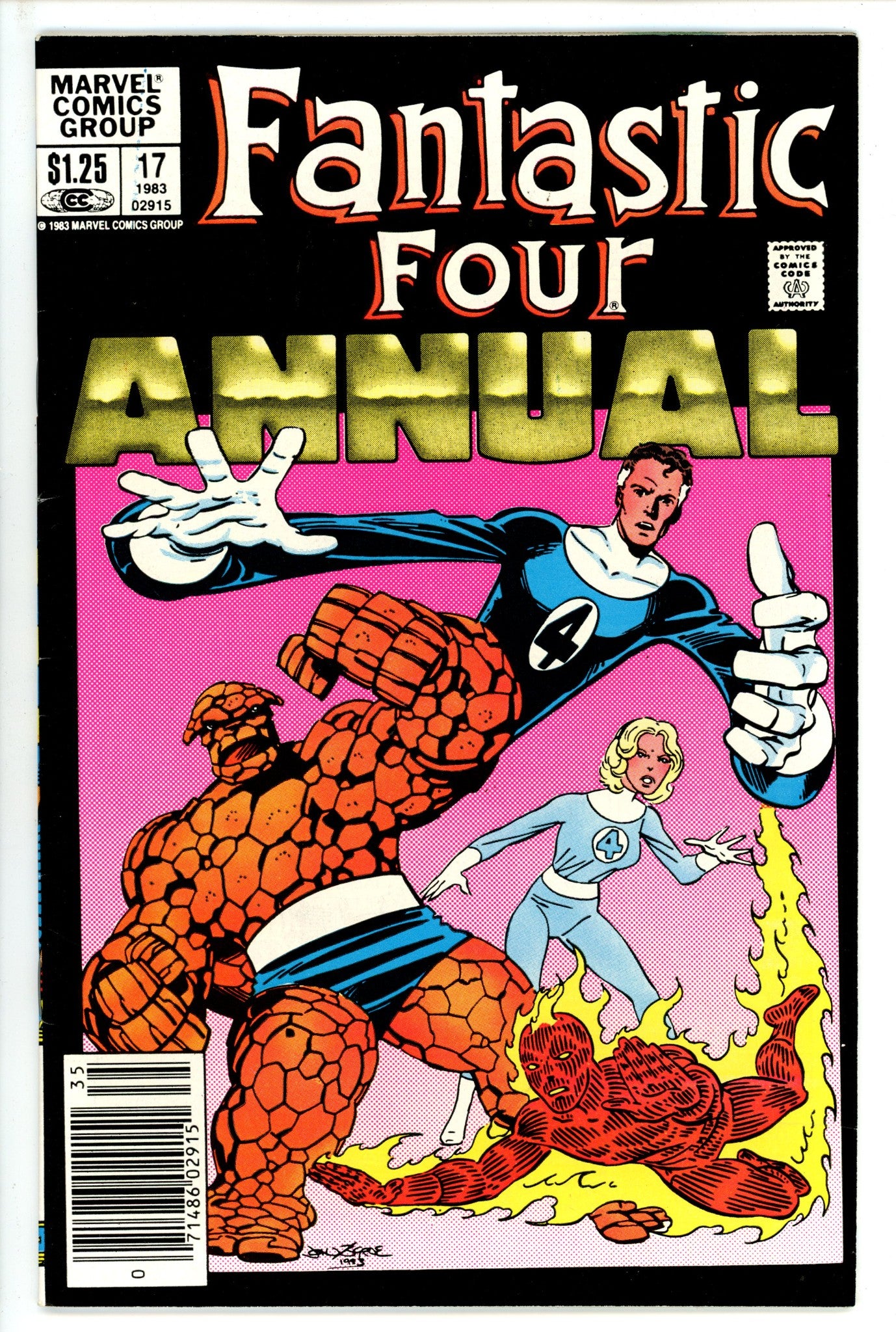 Fantastic Four Annual Vol 1 17 Canadian Variant VF (1983)