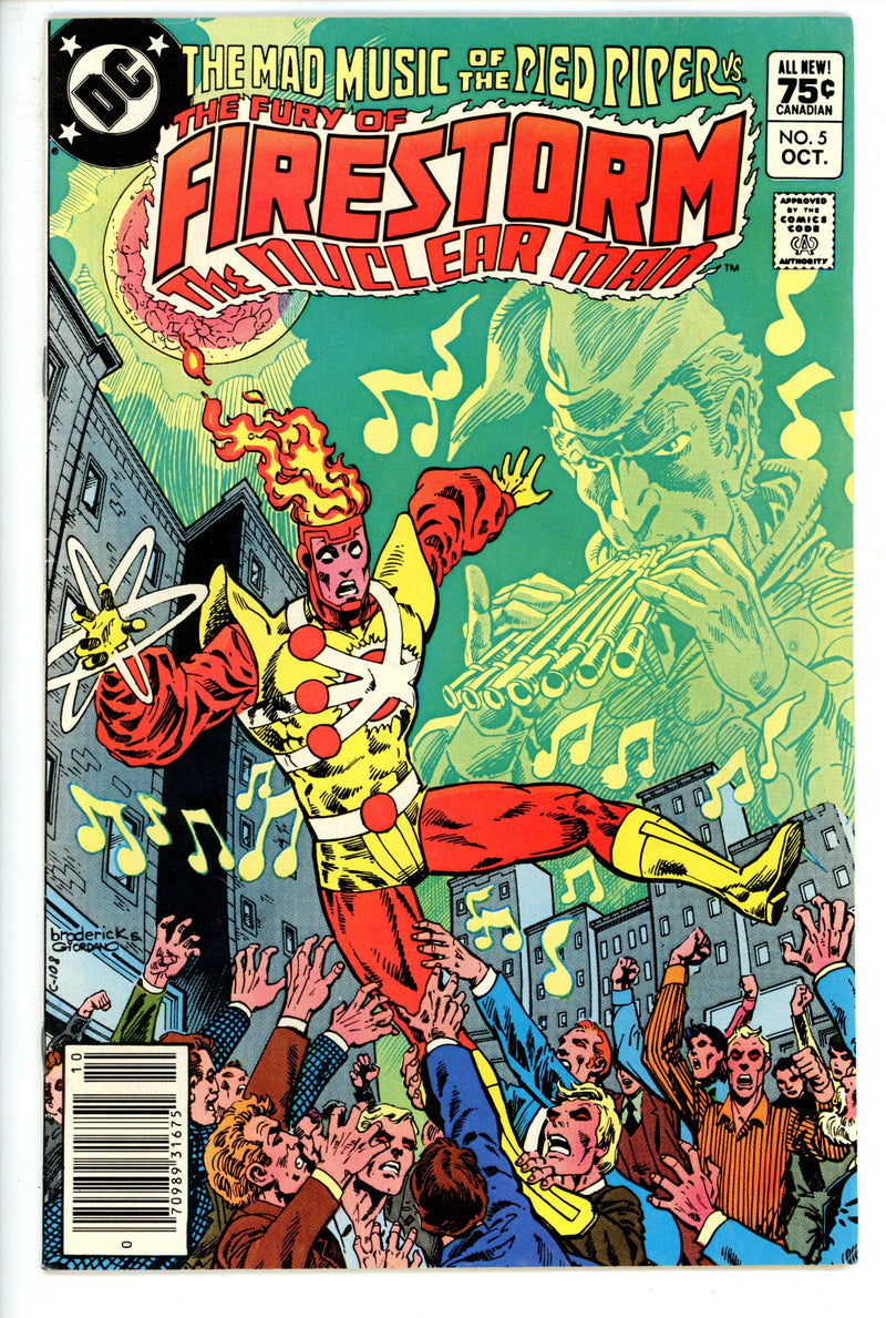 The Fury of Firestorm Vol 2 5 Canadian FN/VF