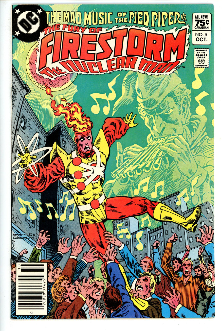 The Fury of Firestorm Vol 2 5 Canadian FN/VF