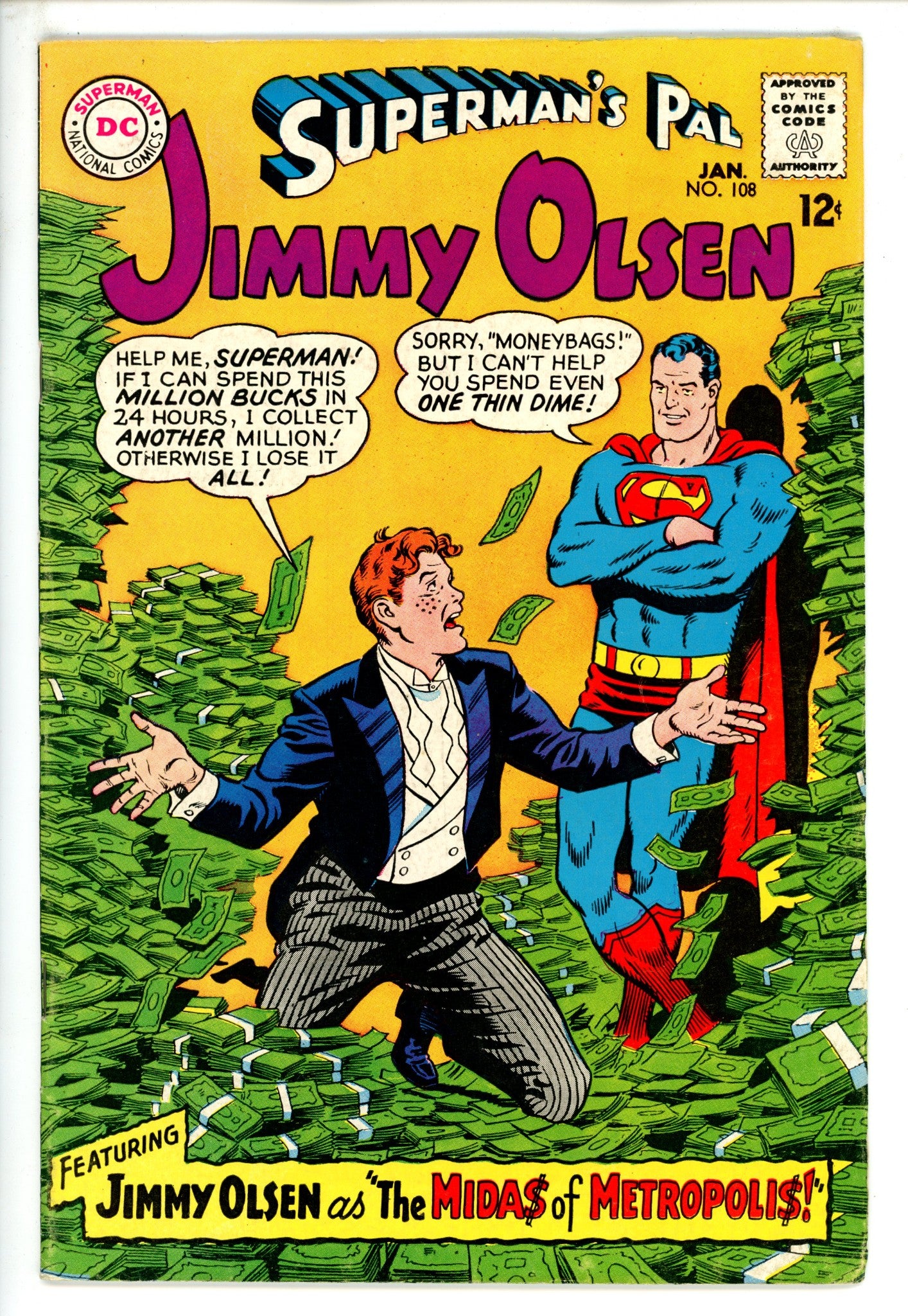 Superman's Pal, Jimmy Olsen 108 VG+ (1967)