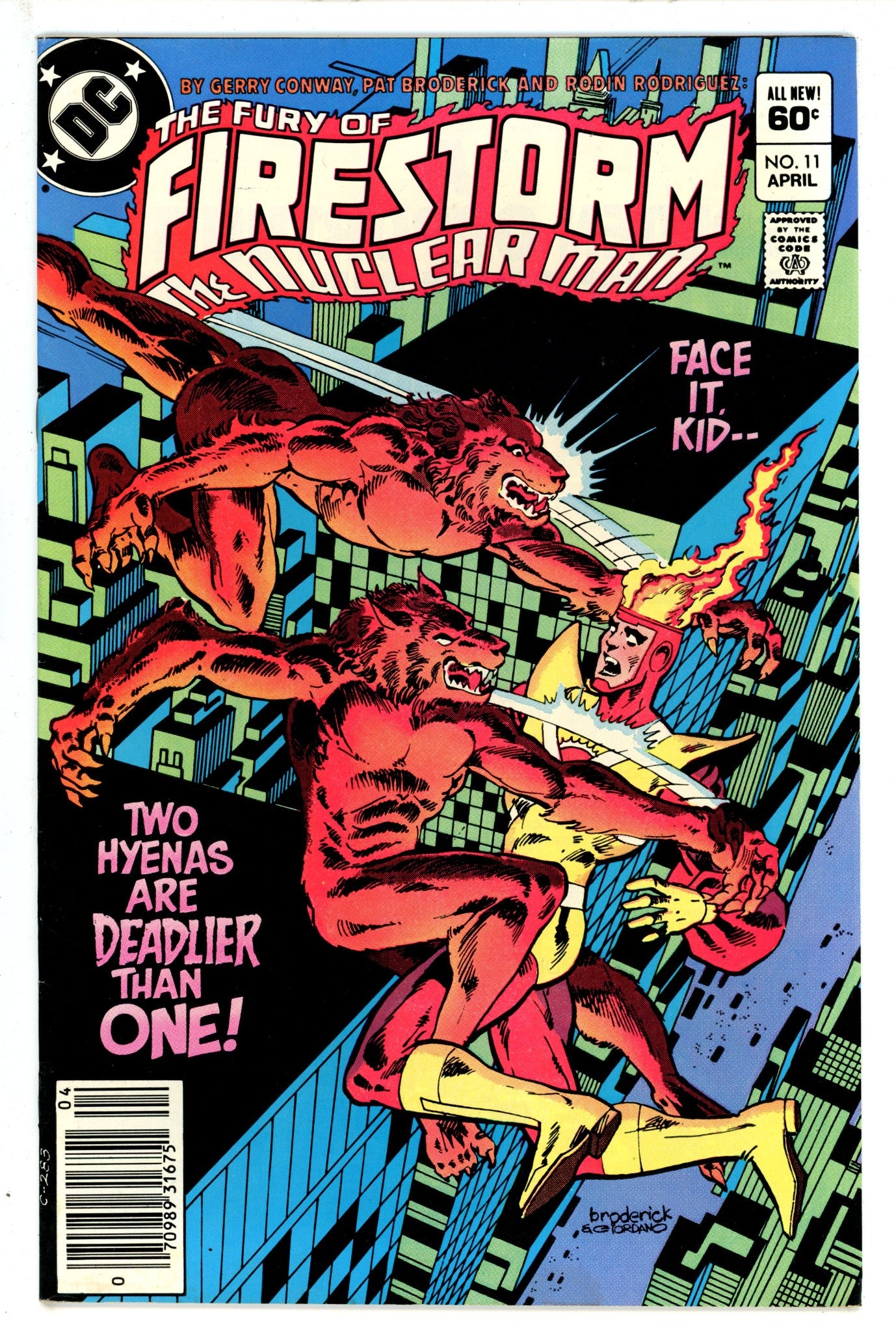 The Fury of Firestorm Vol 2 11 Newsstand (1983)