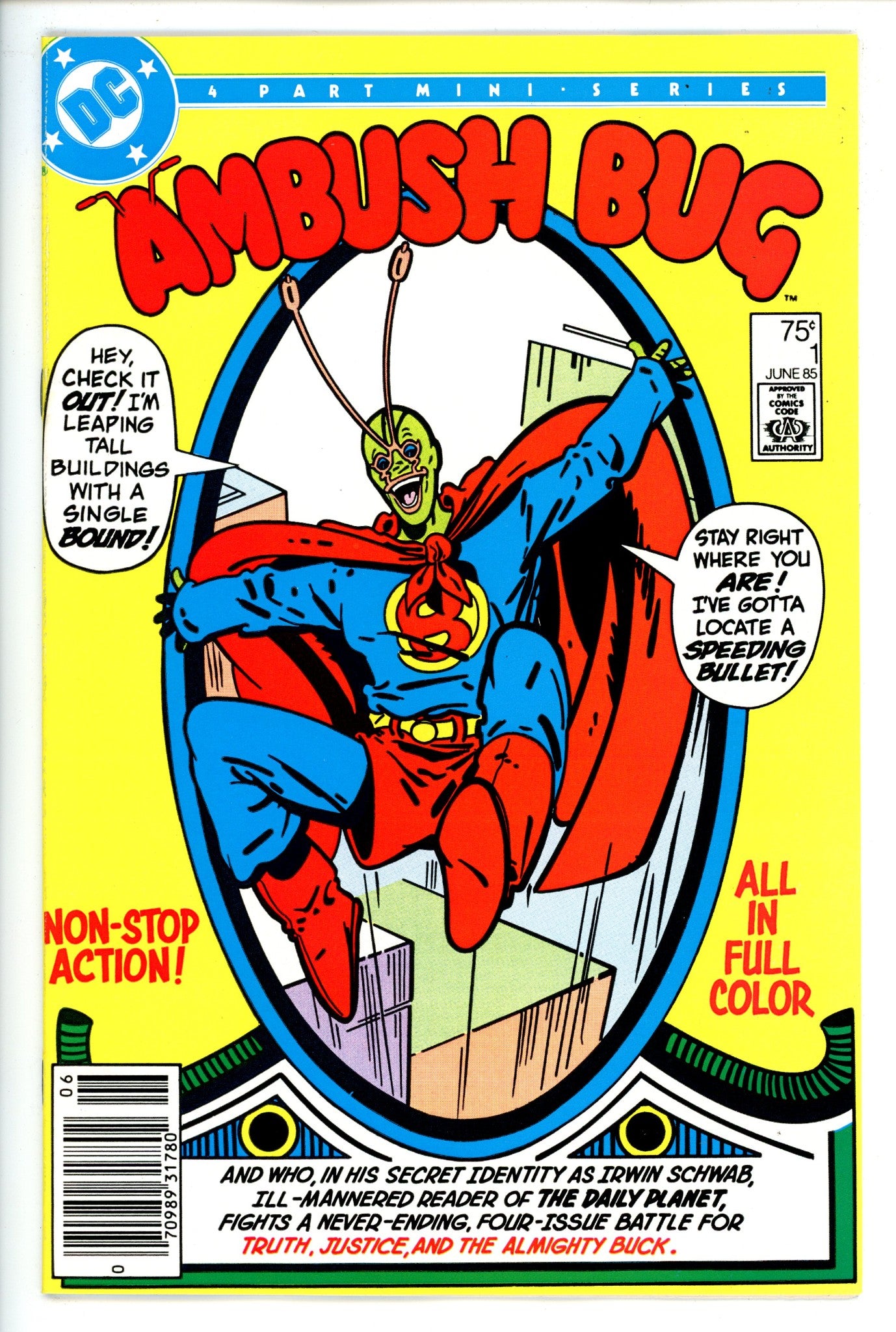 Ambush Bug 1 Newsstand-DC-CaptCan Comics Inc