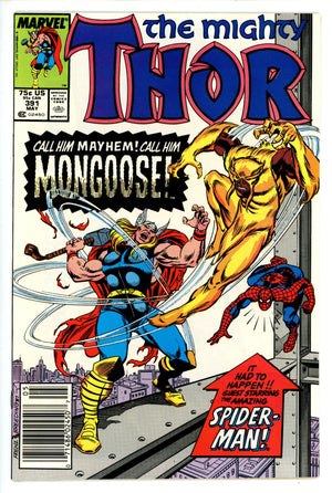 Thor Vol 1 391 Newsstand NM-