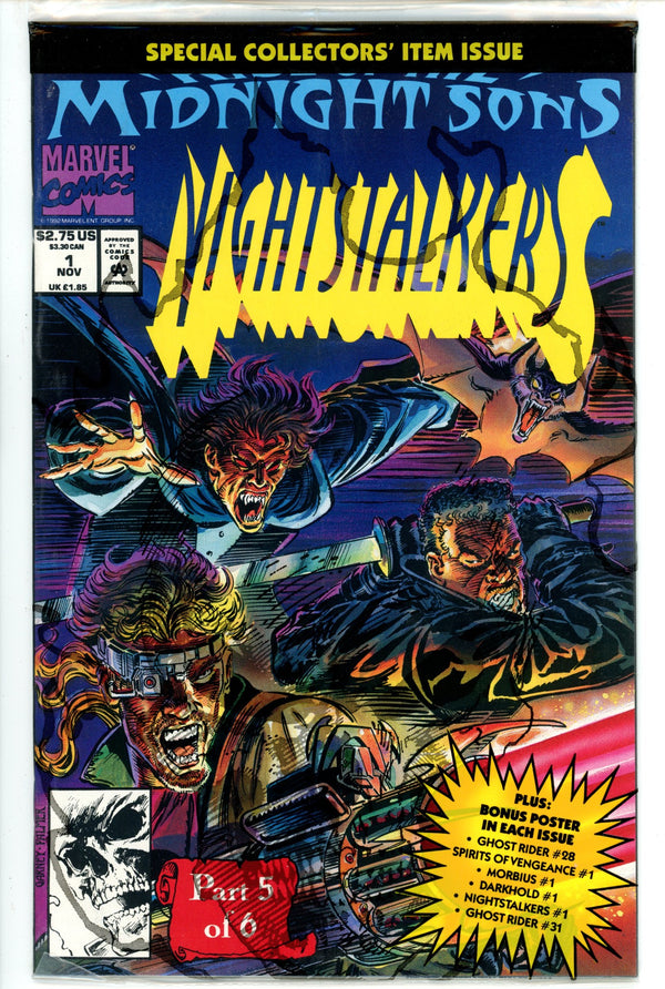 Nightstalkers 1 Sealed Variant (1992)