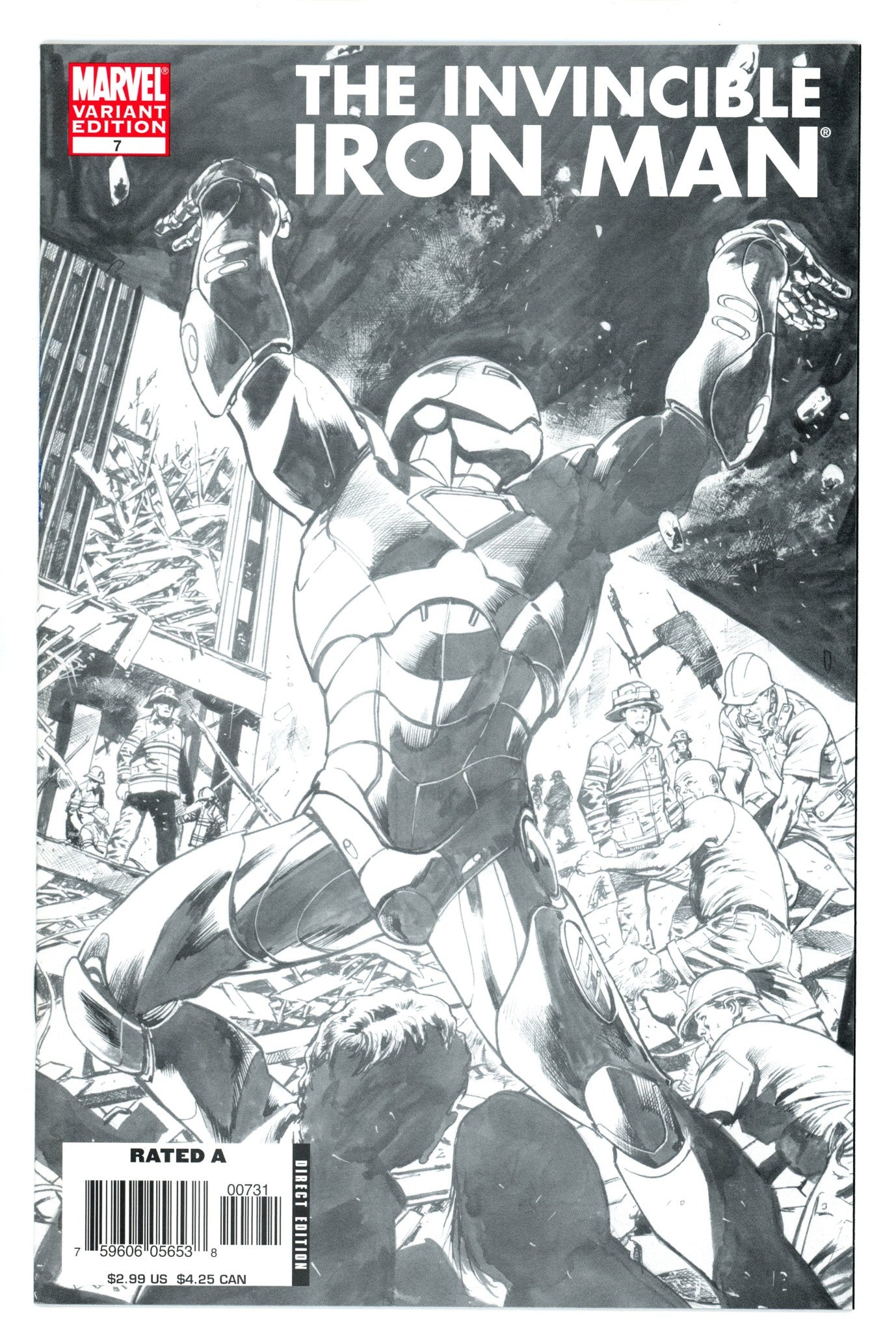 Iron Man Vol 4 7 Sketch Variant