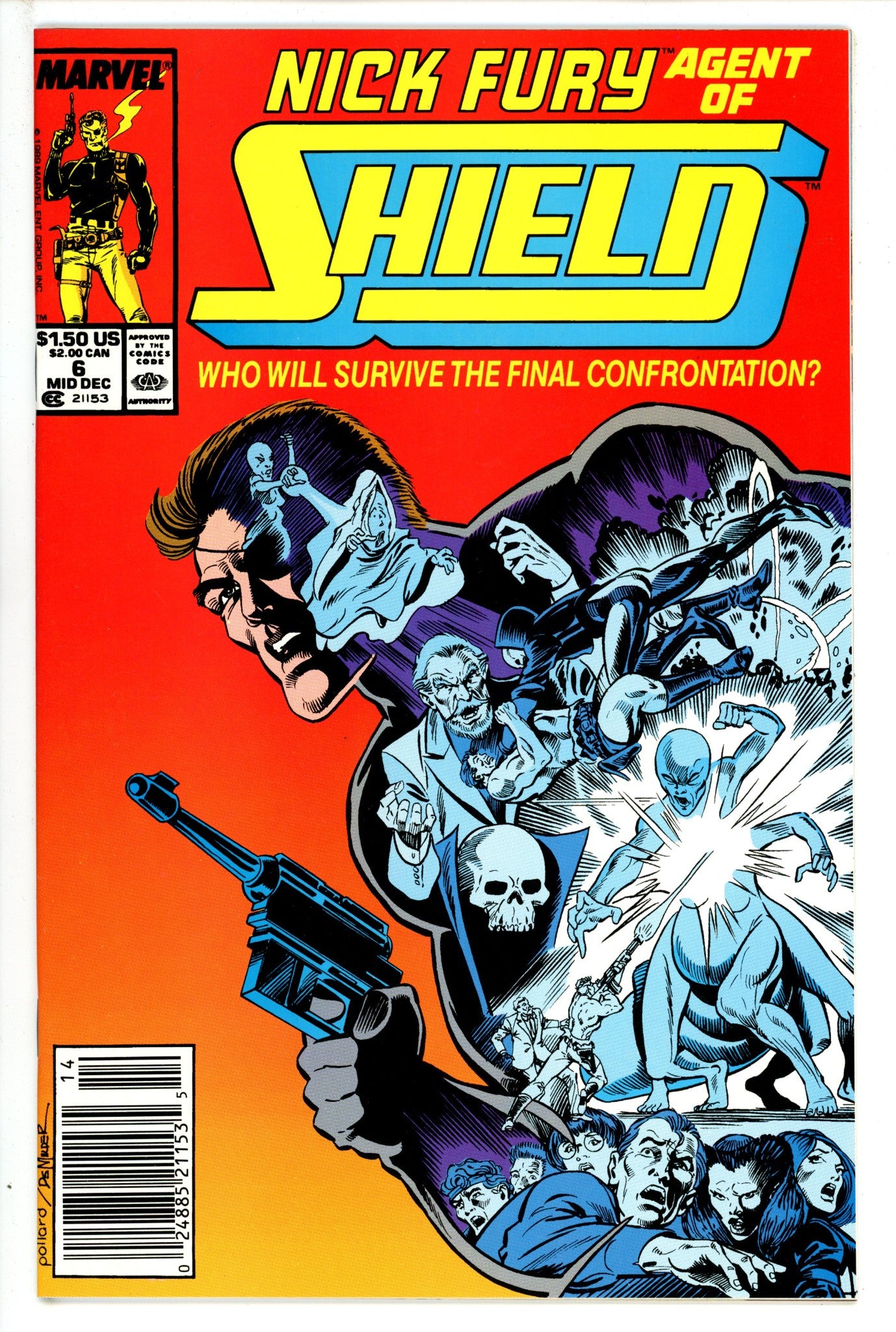 Nick Fury, Agent of S.H.I.E.L.D. Vol 4 6 Newsstand (1989)