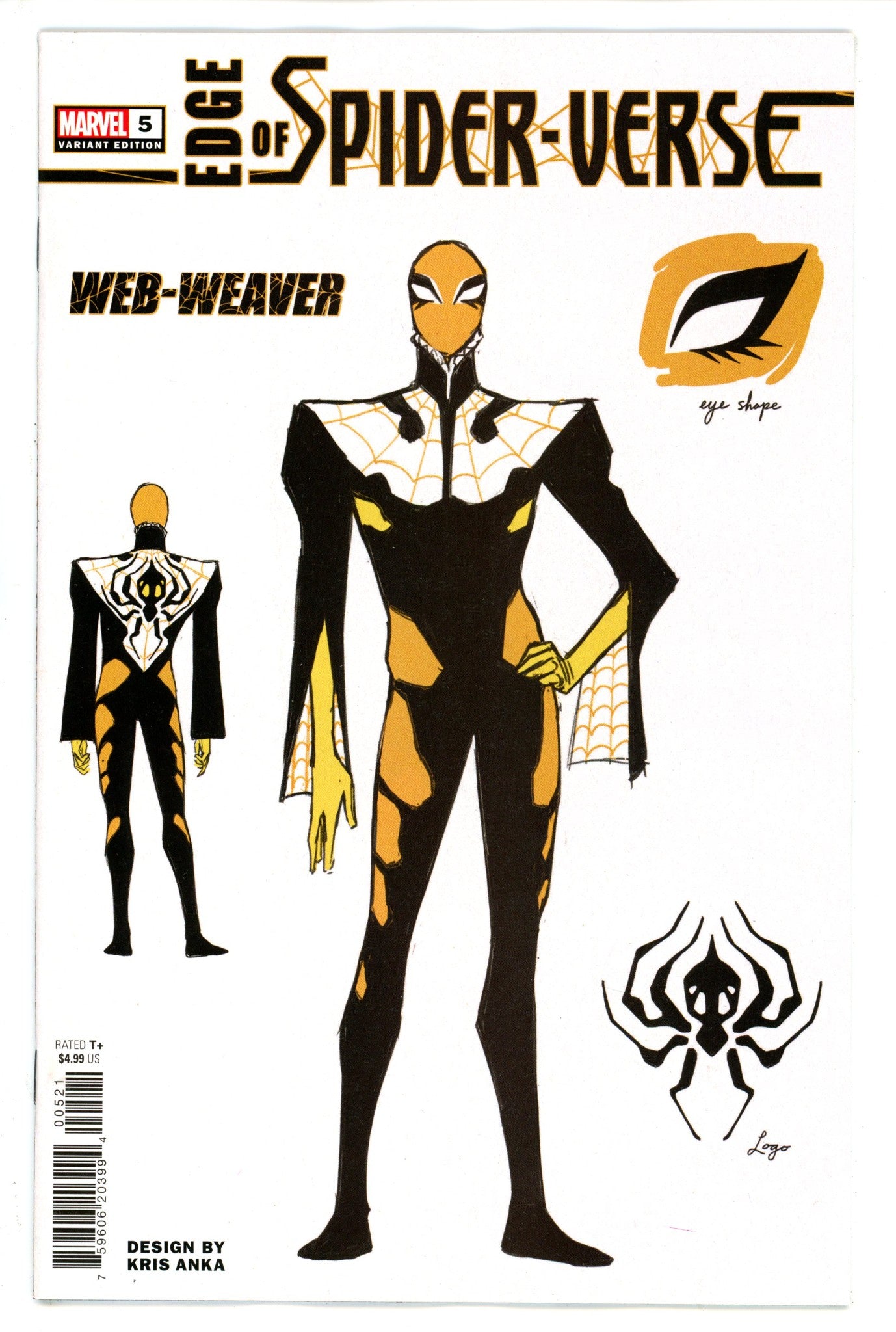 Edge of Spider-Verse Vol 2 5 Anka Design Variant
