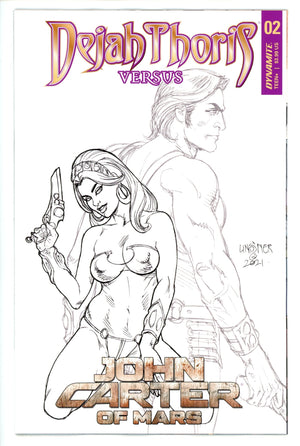 Dejah Thoris vs John Carter of Mars 2 Linsner Variant