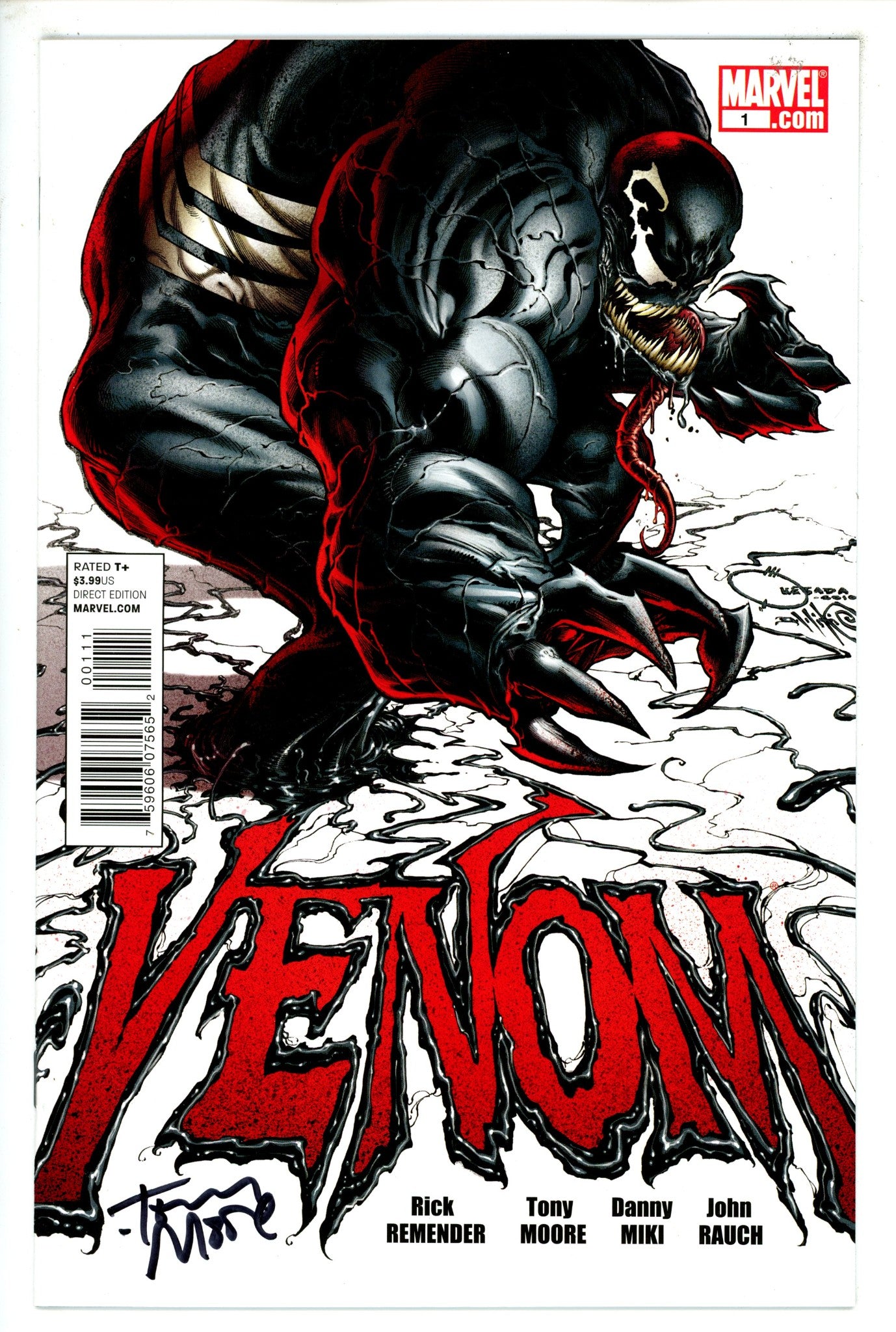 Venom Vol 2 1 Signed Moore NM-