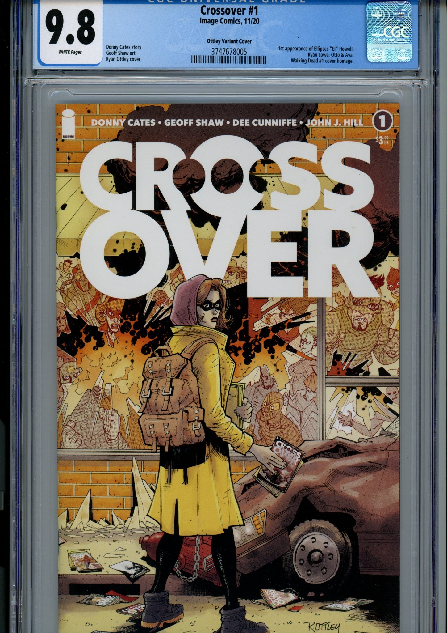 Crossover 1 Ottley Variant CGC 9.8-Image-CaptCan Comics Inc