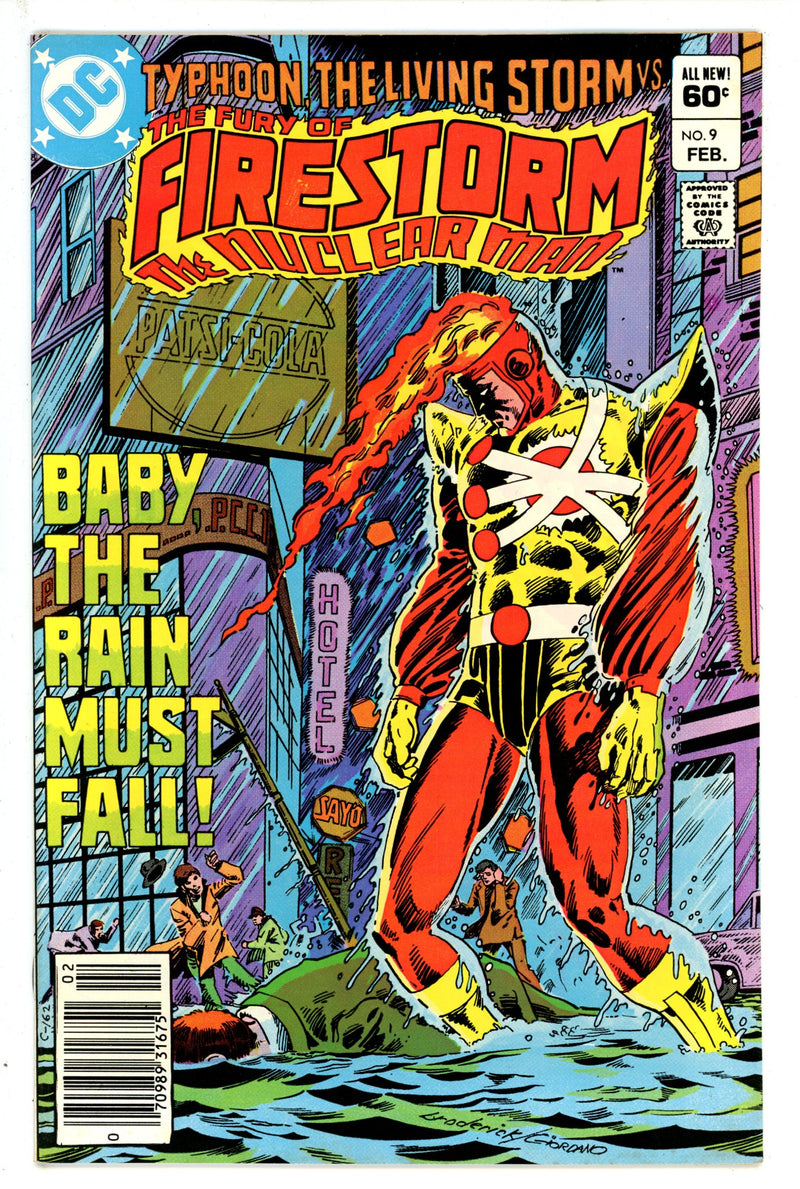 The Fury of Firestorm Vol 2 9 Newsstand (1982)