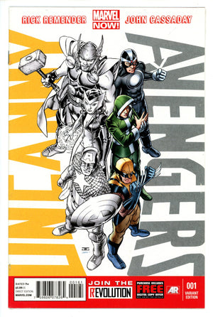Uncanny Avengers Vol 1 1 Cassaday Variant