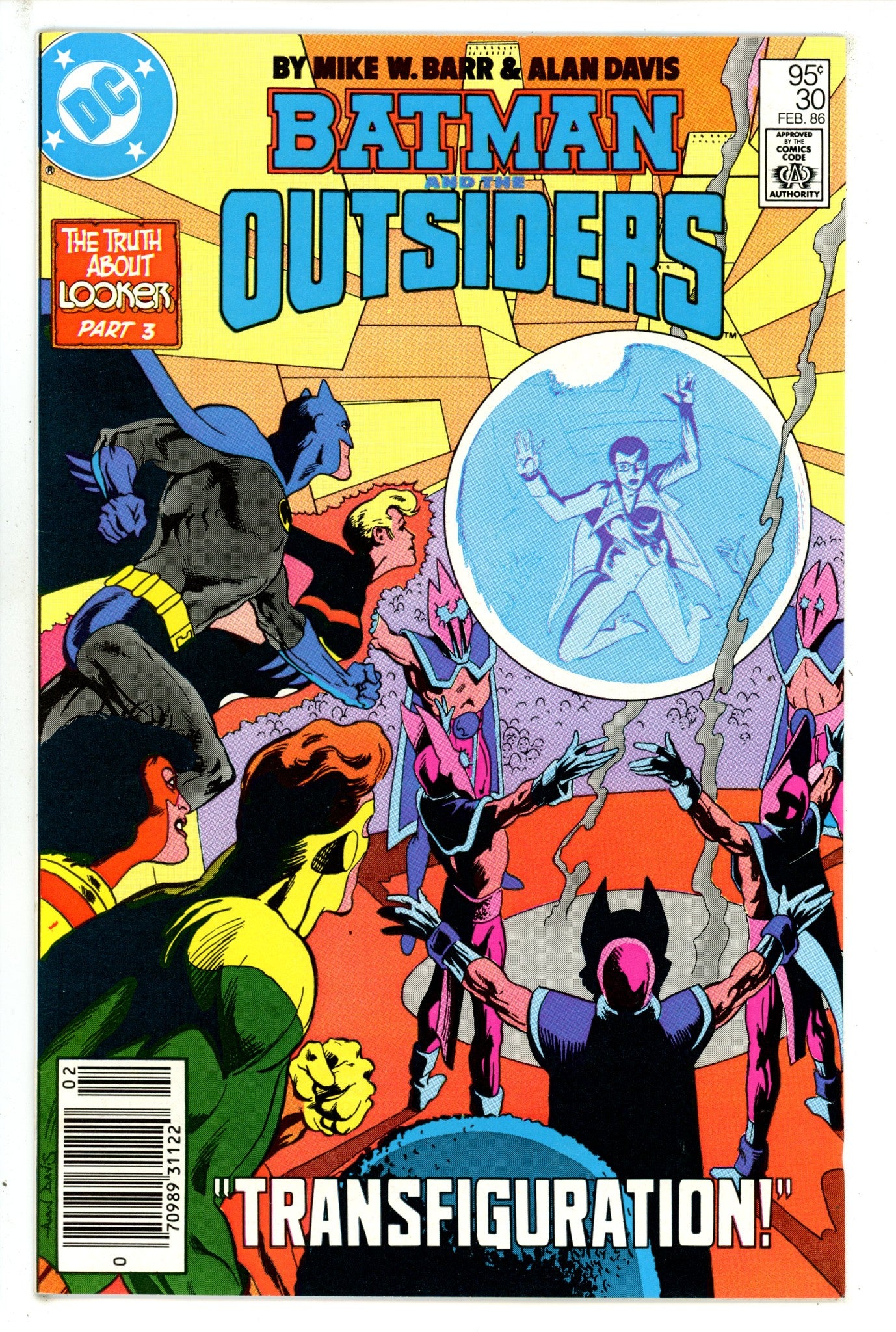 Batman and the Outsiders Vol 1 30 Canadian Price Variant NM- (1986)