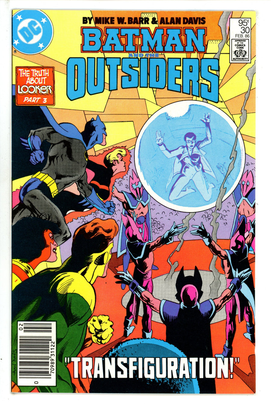 Batman and the Outsiders Vol 1 30 Canadian Price Variant NM- (1986)