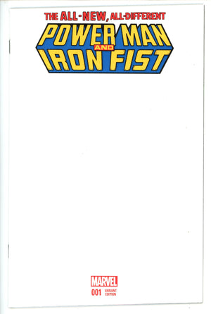 Power Man and Iron Fist Vol 3 1 Blank Cover NM