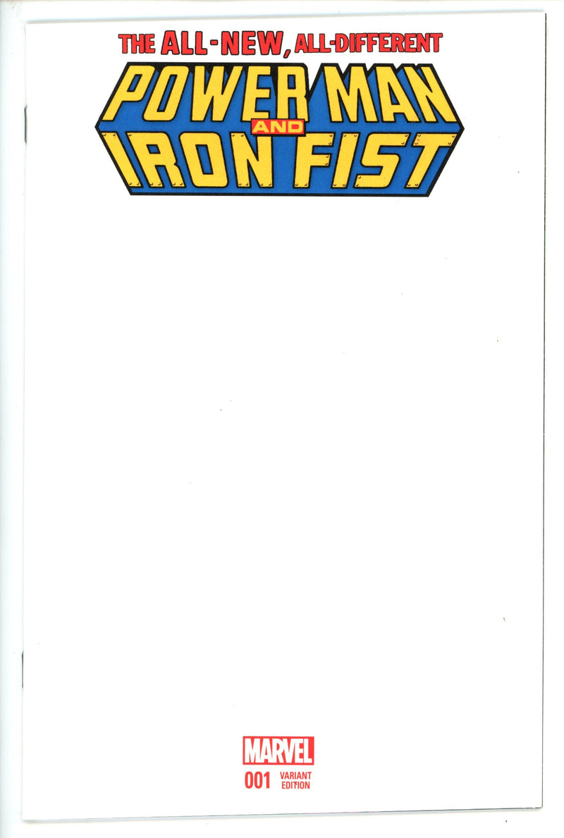 Power Man and Iron Fist Vol 3 1 Blank Cover NM