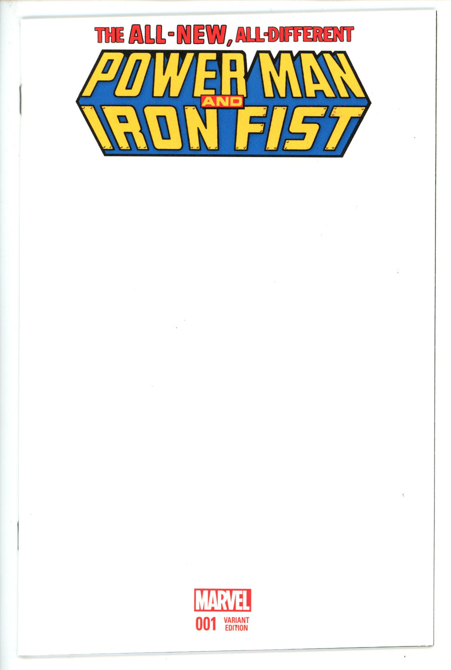 Power Man and Iron Fist Vol 3 1 Blank Cover NM