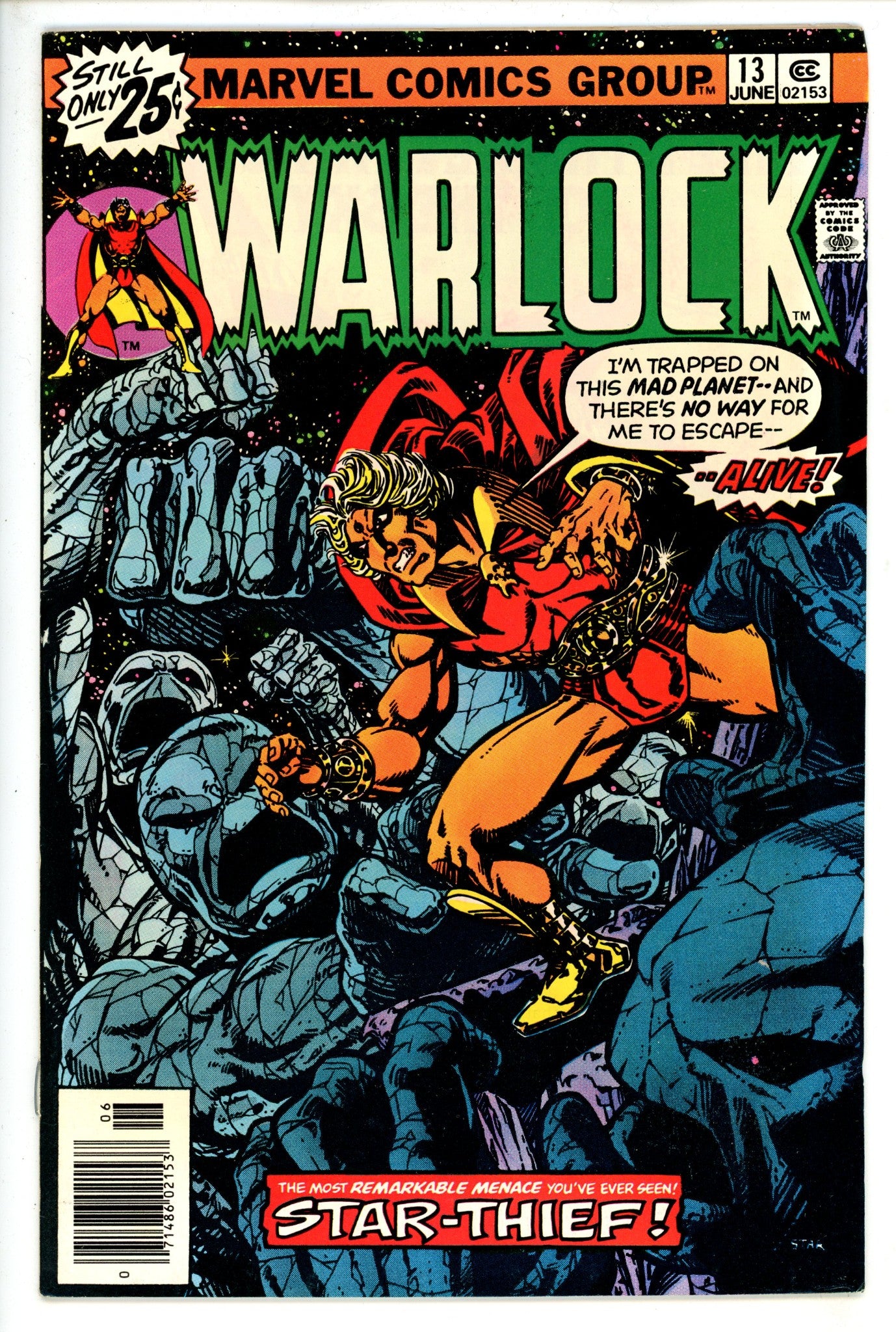 Warlock Vol 1 13 VF+