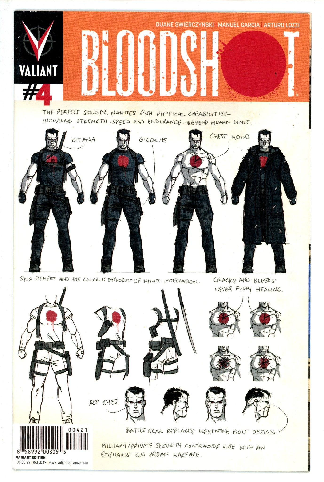 Bloodshot Vol 3 4 Aja Variant (2012)
