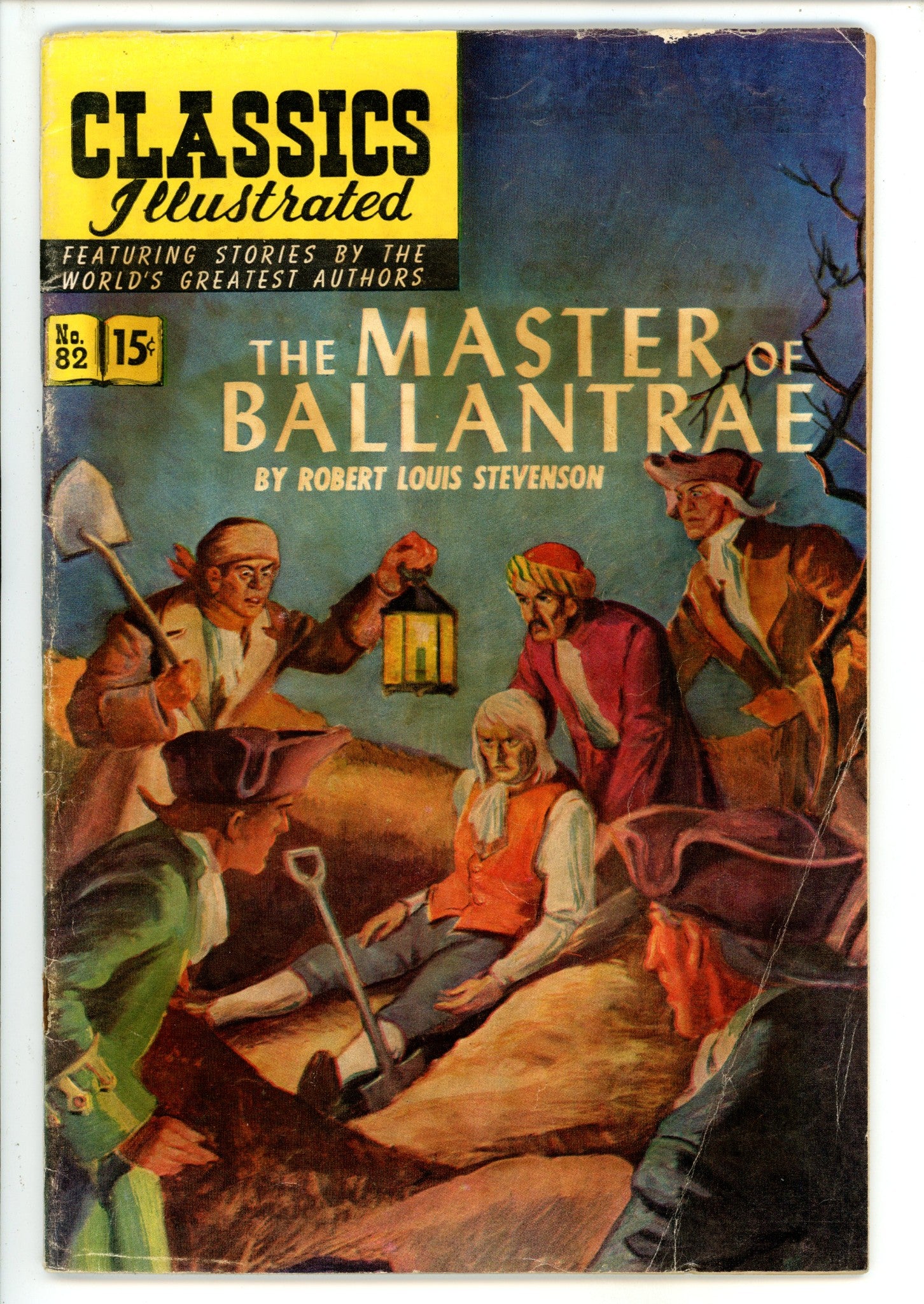 Classics Illustrated The Master of Ballantrae 82 HRN 82 VG-