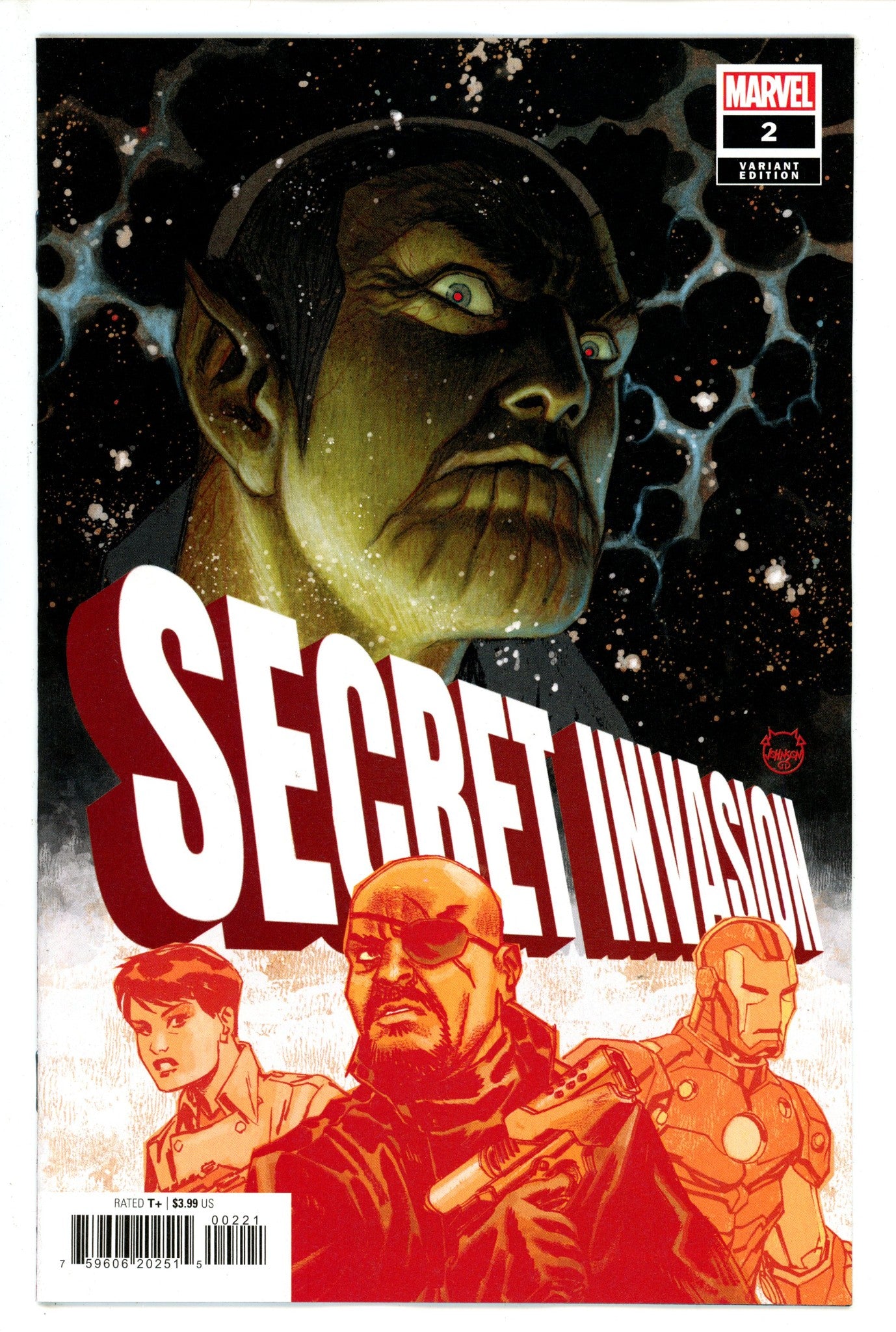 Secret Invasion Vol 2 2 Johnson Variant