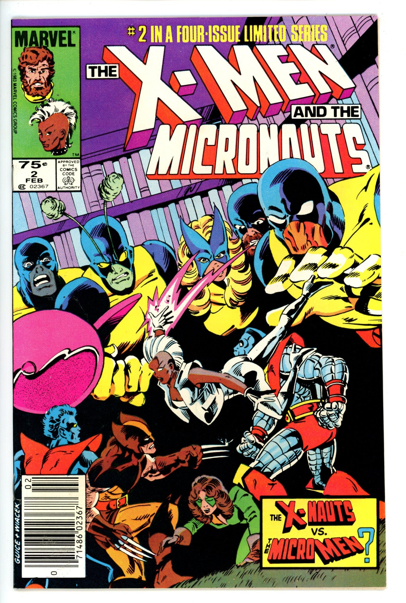 The X-Men and the Micronauts 2 Canadian NM-