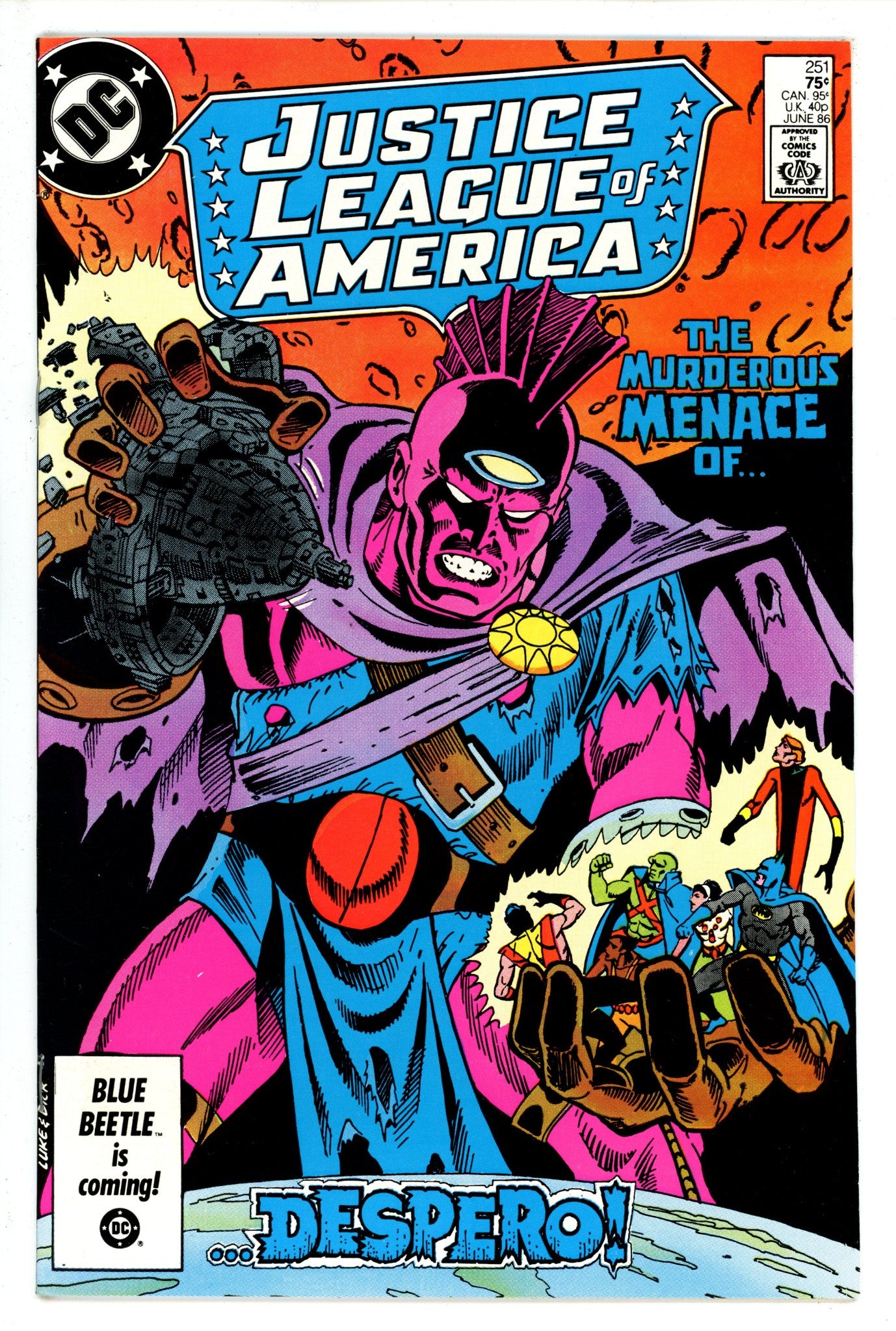 Justice League of America Vol 1 251 (1986)